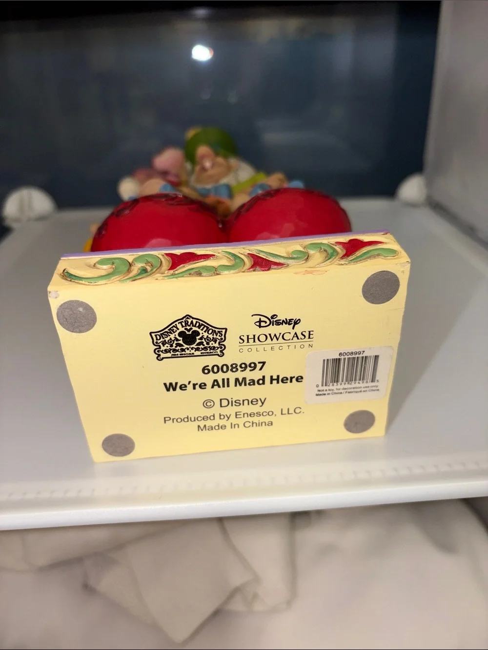 Jim Shore/Disney/Enesco Alice in Wonderland “We’re All Mad Here” Figurine